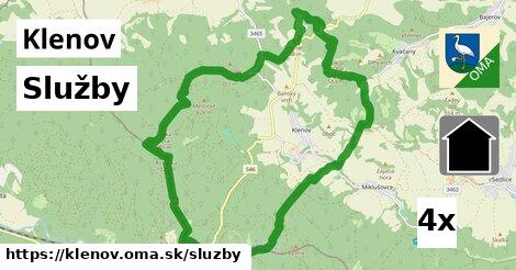 služby v Klenov