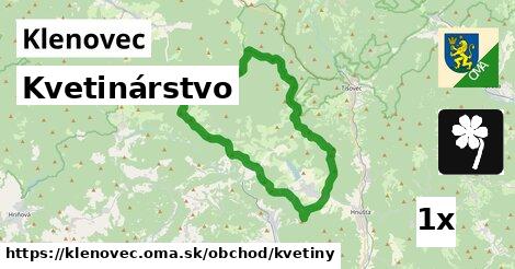 kvetinárstvo v Klenovec