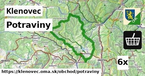 Potraviny, Klenovec