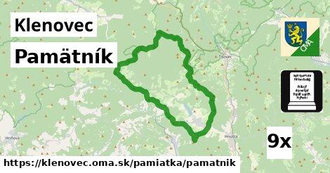 pamätník v Klenovec