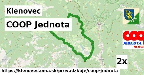 COOP Jednota, Klenovec