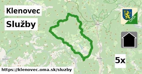 služby v Klenovec