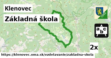 Základná škola, Klenovec