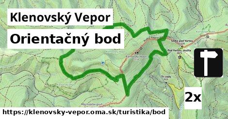 Orientačný bod, Klenovský Vepor