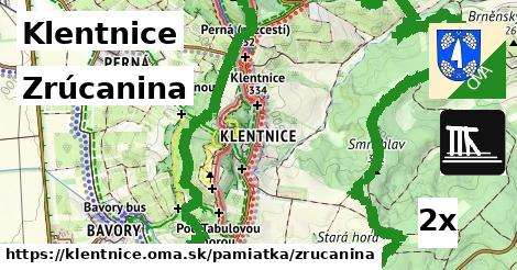 zrúcanina v Klentnice