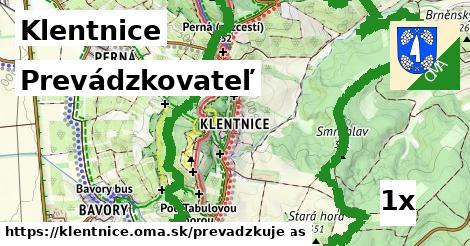 prevádzkovateľ v Klentnice