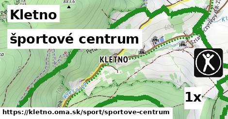 športové centrum v Kletno