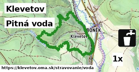 Pitná voda, Klevetov