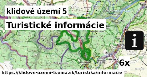 turistické informácie v klidové území 5