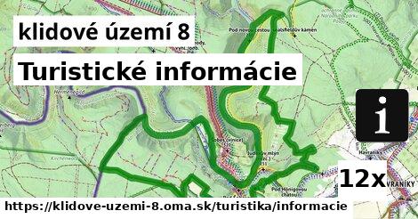 turistické informácie v klidové území 8