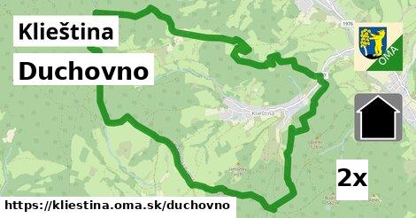 duchovno v Klieština