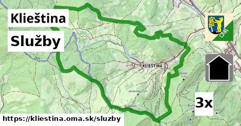 služby v Klieština