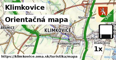 Orientačná mapa, Klimkovice