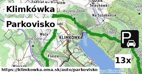 parkovisko v Klimkówka