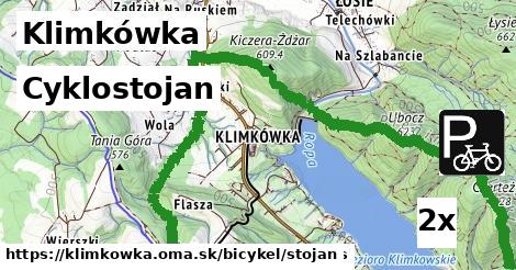 cyklostojan v Klimkówka