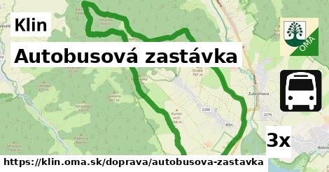 Autobusová zastávka, Klin