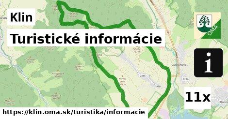 Turistické informácie, Klin