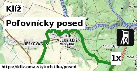 Poľovnícky posed, Klíž