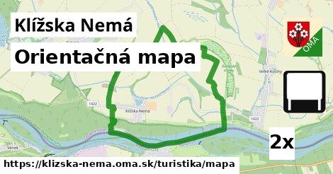 Orientačná mapa, Klížska Nemá