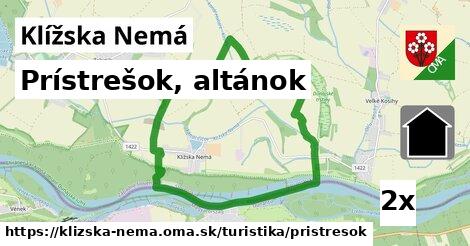 Prístrešok, altánok, Klížska Nemá