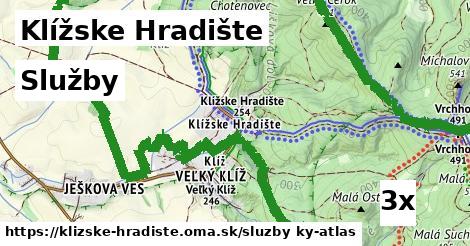 služby v Klížske Hradište