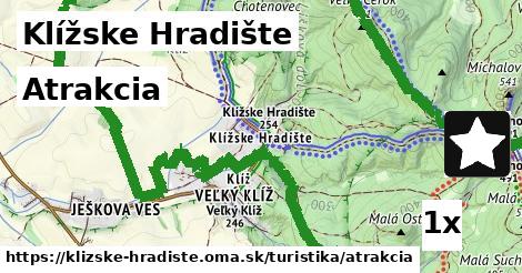 Atrakcia, Klížske Hradište