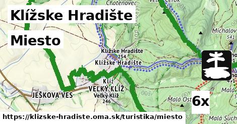 miesto v Klížske Hradište