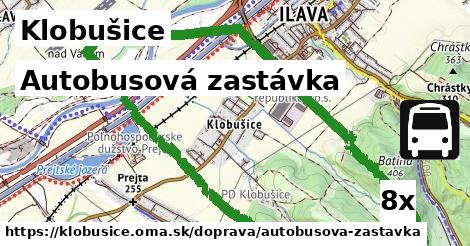 Autobusová zastávka, Klobušice