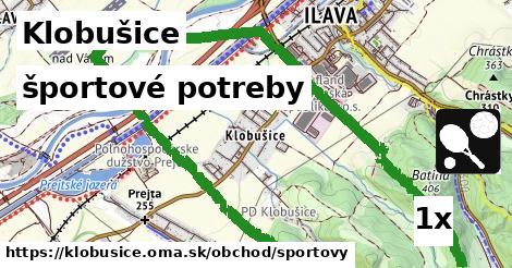 športové potreby v Klobušice