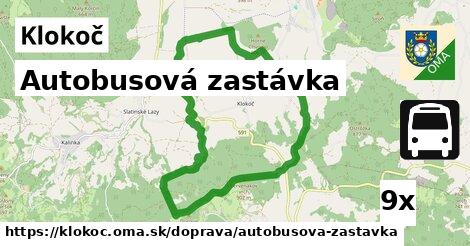 Autobusová zastávka, Klokoč