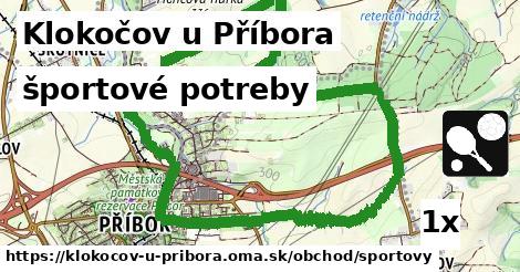 športové potreby v Klokočov u Příbora