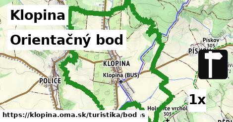 Orientačný bod, Klopina