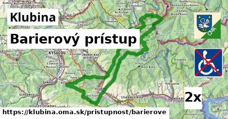 Barierový prístup, Klubina