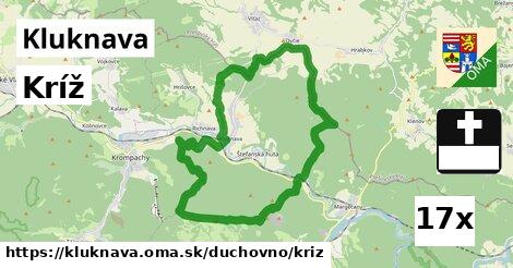 Kríž, Kluknava