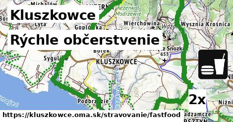 rýchle občerstvenie v Kluszkowce