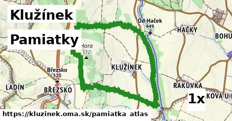 pamiatky v Klužínek
