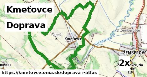 doprava v Kmeťovce