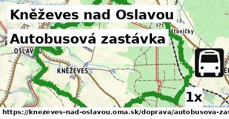 autobusová zastávka v Kněževes nad Oslavou