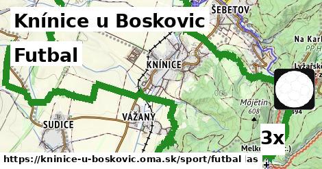 futbal v Knínice u Boskovic