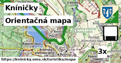 Orientačná mapa, Kníničky