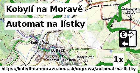 Automat na lístky, Kobylí na Moravě