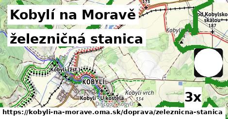 železničná stanica v Kobylí na Moravě