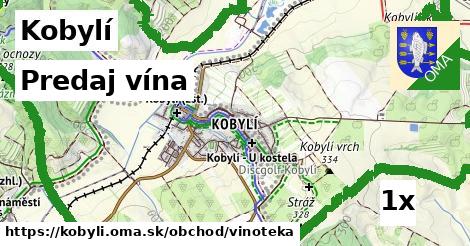 Predaj vína, Kobylí