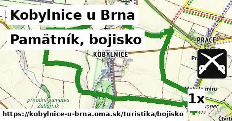 Pamätník, bojisko, Kobylnice u Brna