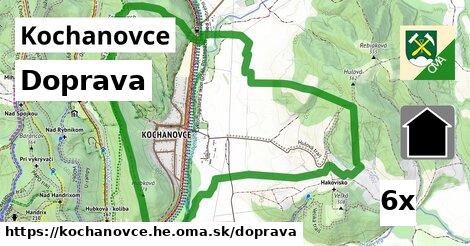 doprava v Kochanovce, okres HE