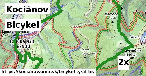 bicykel v Kociánov