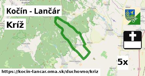 Kríž, Kočín - Lančár