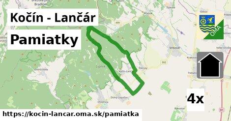 pamiatky v Kočín - Lančár