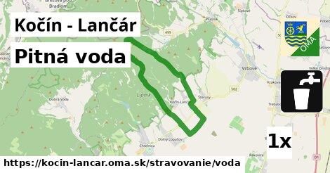 Pitná voda, Kočín - Lančár