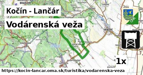 Vodárenská veža, Kočín - Lančár